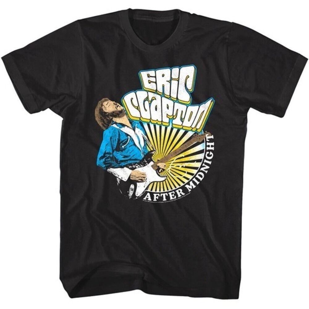 Eric Clapton After Midnight T-Shirt Sunburst Signature Guitar Shredding